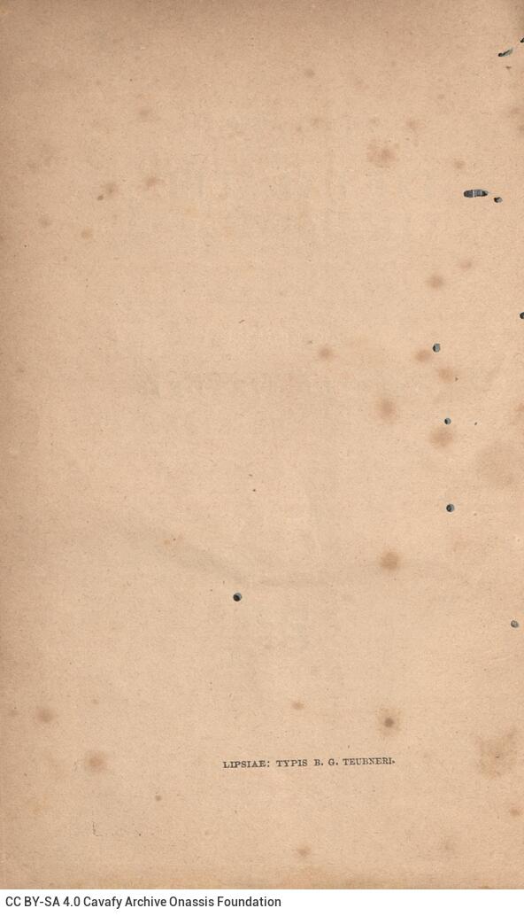 17.5 x 11 cm; 2 s.p. + ΧVI p. + 428 p. + 2 s.p., handwritten note in ink on verso of the front cover, p. [Ι] title page and